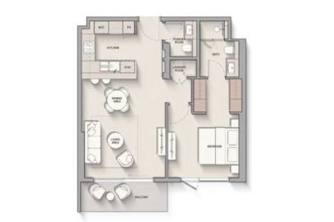 Apartment in The Hillgate in Dubai Silicon Oasis, Dubai studio, 45 sq.m. № 103911 - photo 4
