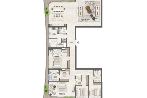 Apartment in Address Grand Downtown in Downtown Dubai (Downtown Burj Dubai), Dubai 3 bedrooms, 408 sq.m. № 103906 - photo 13