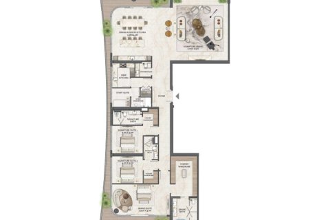 Apartment in Address Grand Downtown in Downtown Dubai (Downtown Burj Dubai), Dubai 3 bedrooms, 408 sq.m. № 103906 - photo 12