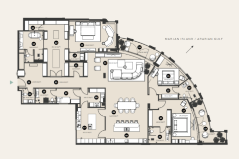 Apartment in Business Bay, Dubai 2 bedrooms, 175 sq.m. № 103912 - photo 6