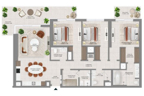 Appartement à Vida Residences Hillside à Dubai, 1 chambre, 77 m², № 103905 - photo 6