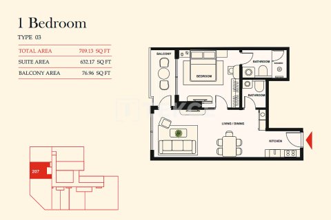 Penthouse à Al Satwa, Dubai, 2 chambres, 179 m², № 99690 - photo 30
