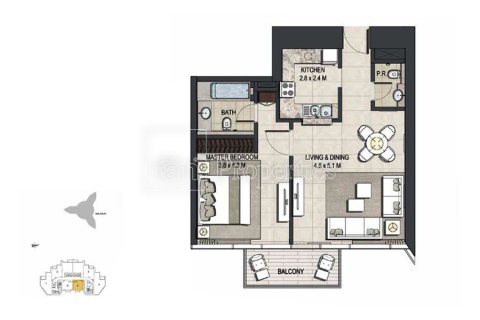 Apartamento en Downtown Dubai (Downtown Burj Dubai), Dubai, 1 dormitorio, 77.9 m², № 11626 - foto 21