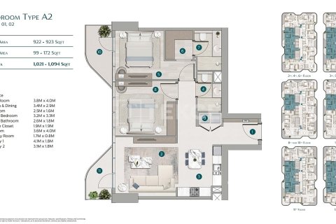 Купить квартиру в Дубае: 3 спальни, 185м², № 69096 - фото 30