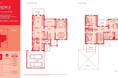 فيلا في Legacy, Jumeirah Park, دبي 3 غرف نوم, 284.56 م² رقم 124792 - صورة 26