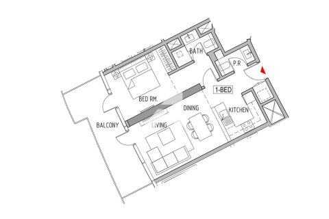 Apartment in Dubai 1 bedroom, 75.3 sq.m. № 53441 - photo 2
