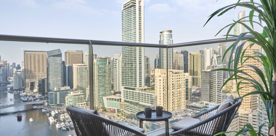 Appartement à Dubai Marina, Dubai, 1 chambre, 80 m², № 99333