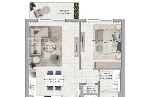 Apartment in Dubai Hills Estate, Dubai 2 bedrooms, 109 sq.m. № 83995 - photo 8