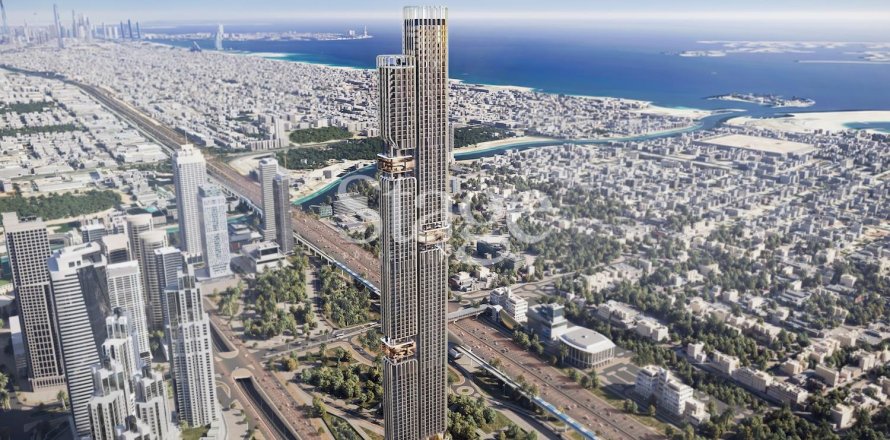 Квартира в DWTN Residences в Бизнес-Бэе, Дубай, 2 спальни, 103м², № 123000
