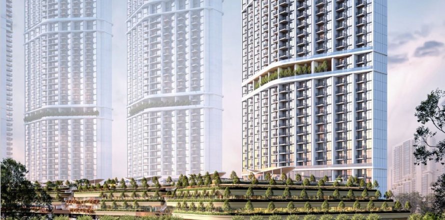 Квартира в Дубае, 1 спальня, 66.4м², № 60617