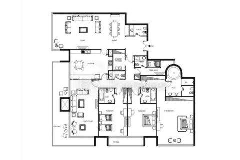 Снять в аренду квартиру в Дубай Марине, Дубай: 3 спальни, 360.6м², № 22542 - фото 30
