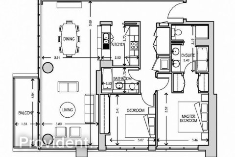 Appartement à AL MAJARA TOWERS à Dubai Marina, Dubai, 2 chambres, № 30694 - photo 22