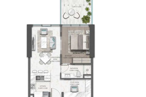 Apartment in Dubai 1 bedroom, 62.6 sq.m. № 7586 - photo 10