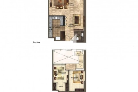 Duplex à Central Park Tower, DIFC, Dubai, 2 chambres, 150 m², № 95222 - photo 2