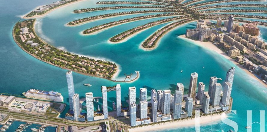 Квартира в EMAAR Beachfront, Dubai Harbour, Дубай, 3 спальни, 210м², № 39247