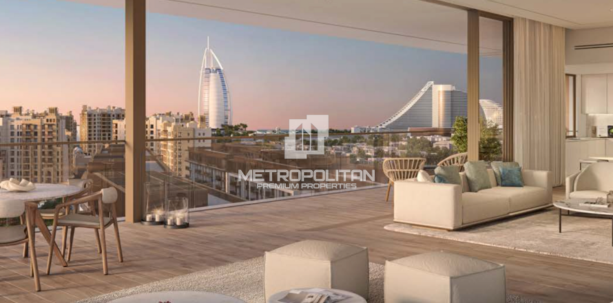 Квартира в Madinat Jumeirah Living, Умм-Сукейм, Дубай, 1 спальня, 91м², № 73770