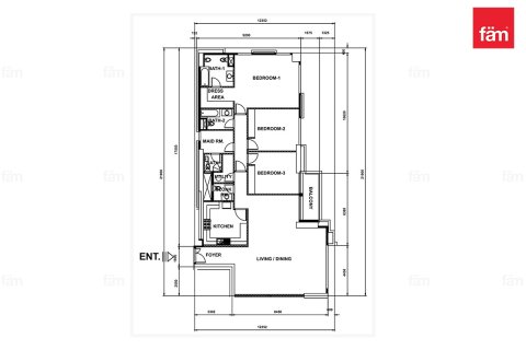 Apartamento en Business Bay, Dubai, 3 dormitorios, 205 m², № 58338 - foto 2