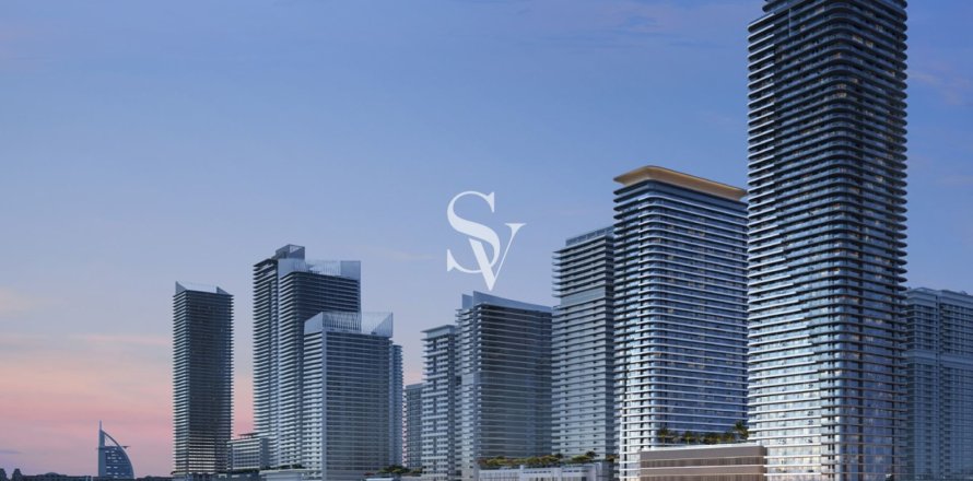 Квартира в SEAPOINT RESIDENCES в EMAAR Beachfront, Dubai Harbour, Дубай, 2 спальни, 128м², № 72509