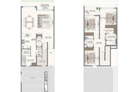 Townhouse in The Valley, Dubai 3 bedrooms, 229 sq.m. № 92396 - photo 4