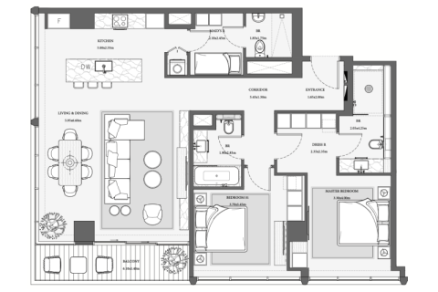 Apartment in Al Wasl, Dubai 1 bedroom, 73 sq.m. № 92395 - photo 19