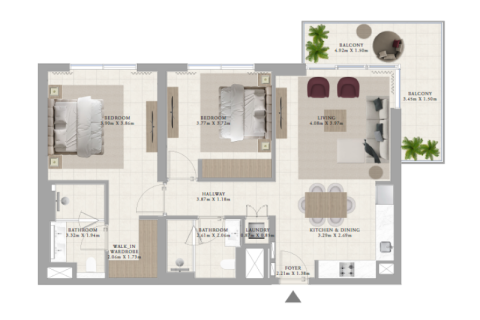 Apartment in Dubai Hills Estate, Dubai 1 bedroom, 68 sq.m. № 92393 - photo 4