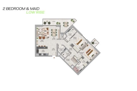 Apartment in Dubai Land, Dubai 1 bedroom, 87 sq.m. № 103408 - photo 3