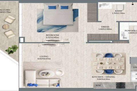 Appartement à Dubai, 1 chambre, 80 m², № 103410 - photo 4