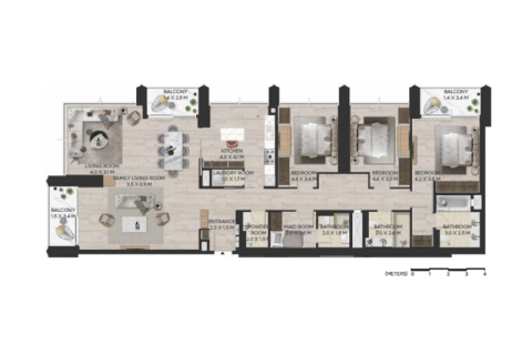 Apartment in DIFC, Dubai 1 bedroom, 60 sq.m. № 92398 - photo 12