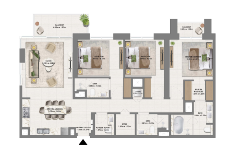 Apartment in Dubai Hills Estate, Dubai 1 bedroom, 238 sq.m. № 92407 - photo 5