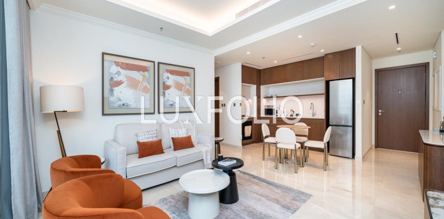 Apartment in EMAAR Beachfront, Dubai Harbour, Dubai 1 bedroom, 79 sq.m. № 46121