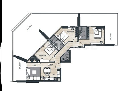 Apartment in Dubai 2 bedrooms, 119 sq.m. № 31702 - photo 2