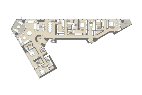 Penthouse in Dubai 3 bedrooms № 92286 - photo 8