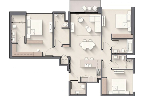 Apartment in Dubai South (Dubai World Central), Dubai studio, 40 sq.m. № 92278 - photo 10