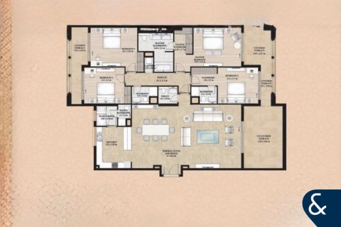 Apartamento en Al Andalus, Jumeirah Golf Estates, Dubai, 4 dormitorios, 268 m², № 98573 - foto 21