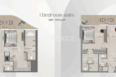 Купить квартиру в Дубае: 1 спальня, 64м², № 93026 - фото 26