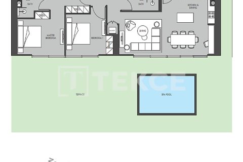 Apartment in Dubai 2 bedrooms, 206 sq.m. № 77121 - photo 16