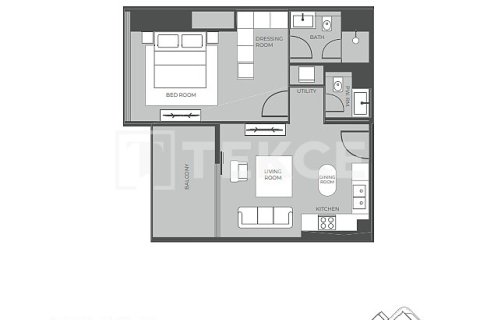 Купить квартиру в Дубае: 1 спальня, 67м², № 77117 - фото 30