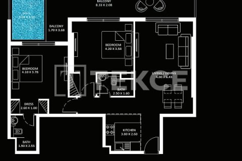 Appartement à Jumeirah Lake Towers, Dubai, 1 chambre, 69 m², № 9581 - photo 18
