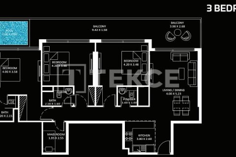 Appartement à Jumeirah Lake Towers, Dubai, 1 chambre, 69 m², № 9581 - photo 19