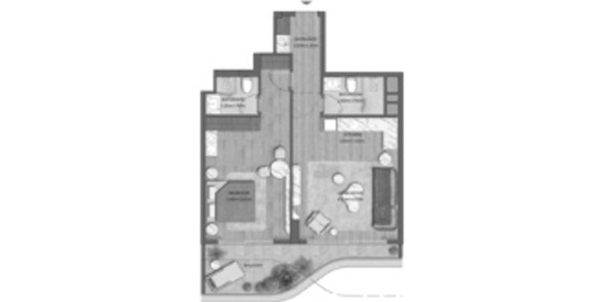 Appartement à Tomorrow 166 à Dubai, 1 chambre, 79.99 m², № 31677