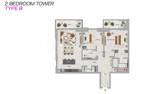 Apartamento en Dubai Land, Dubai, 3 dormitorios, 194 m², № 115835 - foto 20