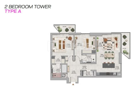 Apartamento en Dubai Land, Dubai, 2 dormitorios, 135 m², № 115834 - foto 19