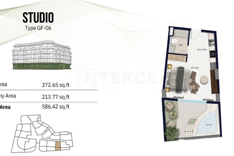 Купить квартиру в Джумейра Вилладж Серкл, Дубай: 2 спальни, 96м², № 94481 - фото 19