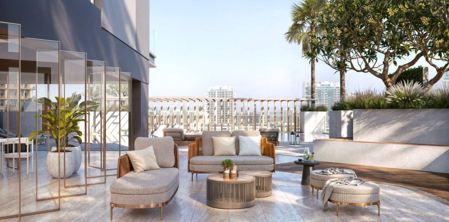 Квартира в Lume Residence в Джумейра Вилладж Серкл, Дубай, 1 спальня, 56.46м², № 31522