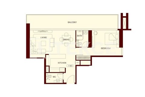 Appartement à Jumeirah Village Circle, Dubai, 1 chambre, 65 m², № 49699 - photo 11
