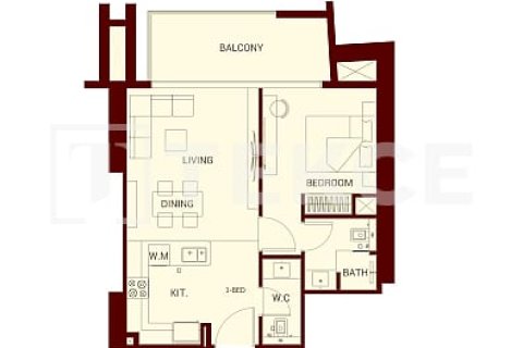 Appartement à Jumeirah Village Circle, Dubai, 1 chambre, 65 m², № 49699 - photo 10