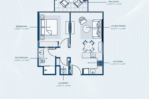 Apartment in Dubai 1 bedroom, 69 sq.m. № 102351 - photo 15