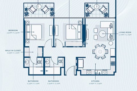 Apartment in Dubai 1 bedroom, 69 sq.m. № 102351 - photo 13