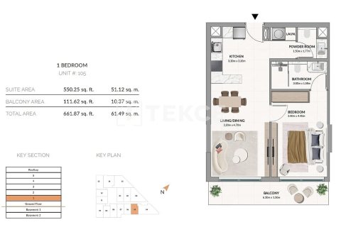 Apartment in Meydan, Dubai 3 bedrooms, 152 sq.m. № 102352 - photo 5