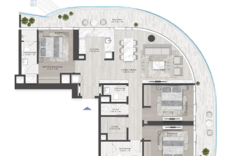 Apartment in Downtown Dubai (Downtown Burj Dubai), Dubai 1 bedroom, 63 sq.m. № 92639 - photo 9